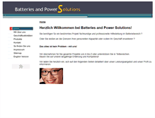 Tablet Screenshot of batteriesandpowersolutions.de